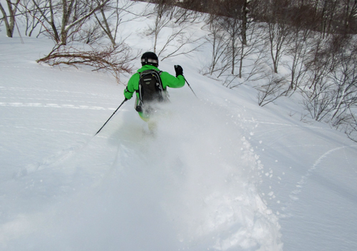 Some fun off-piste terrain