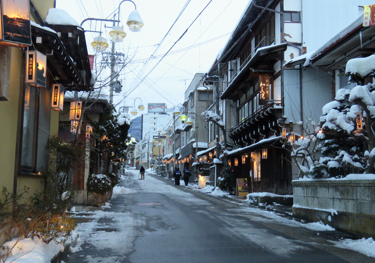 Staying in the town of Yudanaka was great