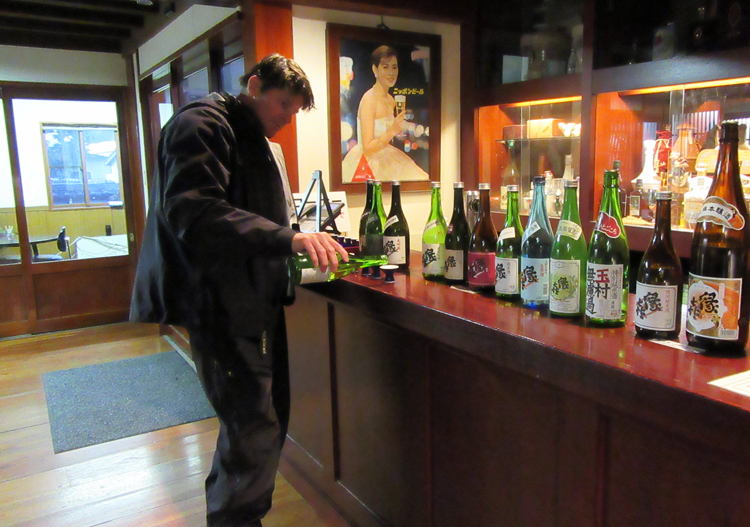 Jason leading the sake tasting