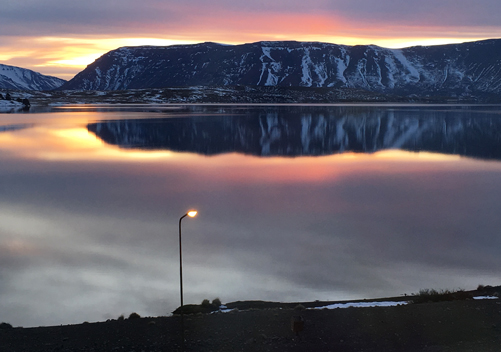 Sunrise view from our hotel