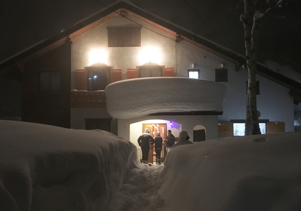 It was very snowy when we were there!