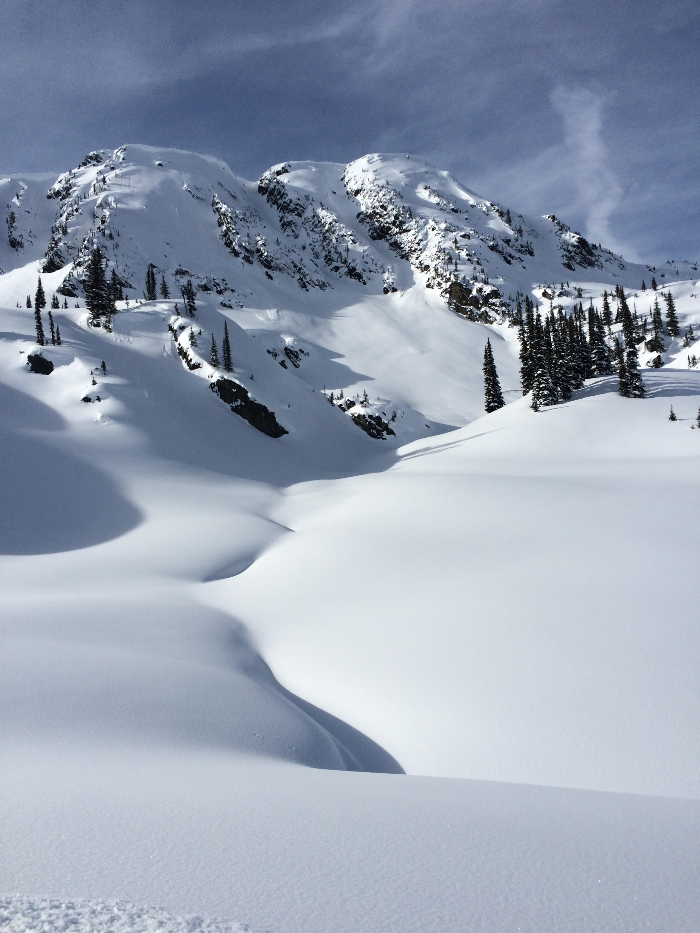 The view before we ski it