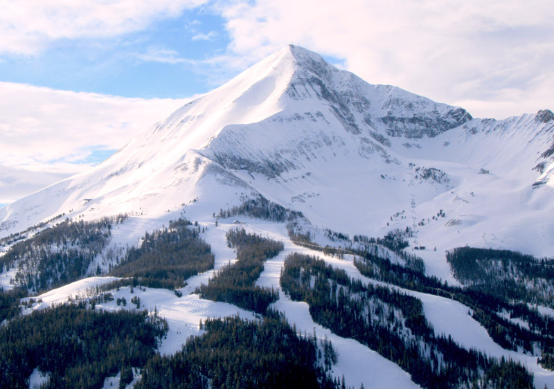 The snow was a bit light on