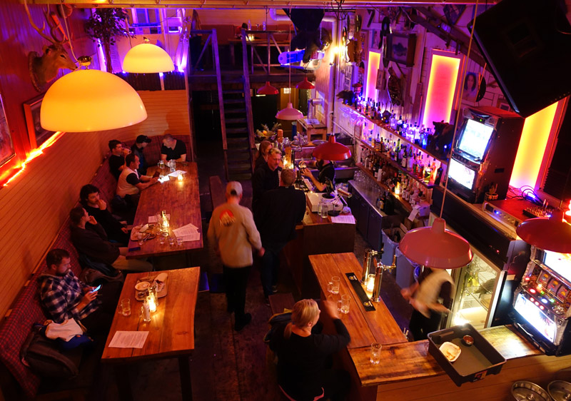 The new Freddie's bar was pretty funky